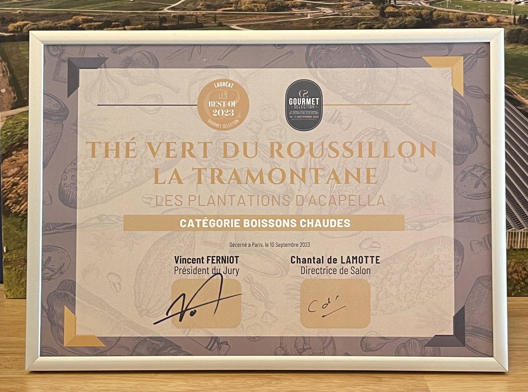 thé vert roussillon prix